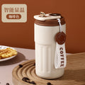 Coffee mug 316 stainless steel insulated tumbler - stylish design for students, home use, keeps drinks cold, large capacity