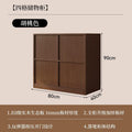Solid wood sideboard low cabinet wall-mounted tea cabinet medieval style skeleton line storage cabinet side cabinet for home living room storage cabinet