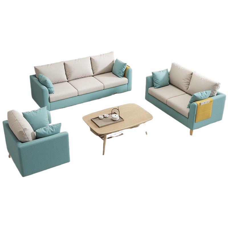 Bedroom double sofa small apartment scandinaviancasual modern economical rental house living room popular small sofa
