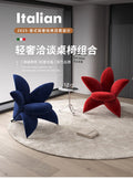 Sales office beauty salon negotiation table and chair combination accessible luxurypopular one table and two chairs rest area armrest reception