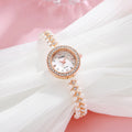 Ouki pearl chain small dial watch women's light luxury high-value mother-of-pearl dial ladies watch wholesale