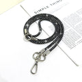 High-end, understated luxury: 0.7mm full diamond, 3-in-1 multi-functional phone chain, crossbody candy-colored multi-shape sparkling diamond goddess lanyard