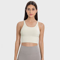 New arrival thin shoulder strap cross back sports intimates women's new arrivalsexybackless fitness yoga bra d19095