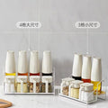 Seasoning jar and oil pot combo - home kitchen set: salt shaker, spice container, storage box, airtight condiment bottles, and sugar bowl