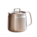 304 stainless steel oil filter pot for homeseparation oil residue with oil filter net frying basket fryer lard jar oil storage pot