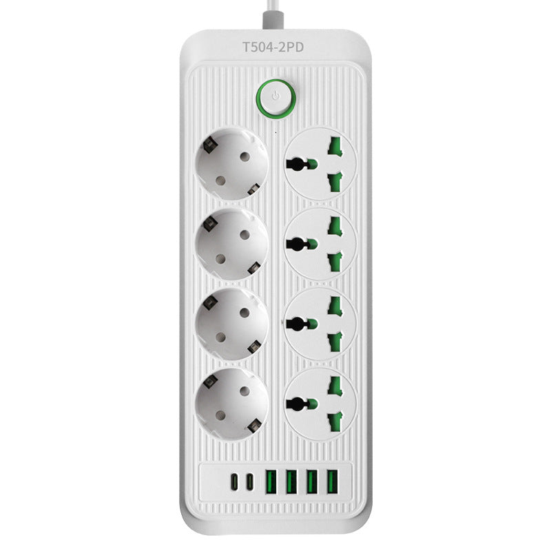 European power strip, european standard wiring, russian, german, korean round european standard switch, for home socket, multiple usb