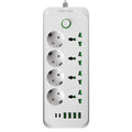 European power strip, european standard wiring, russian, german, korean round european standard switch, for home socket, multiple usb