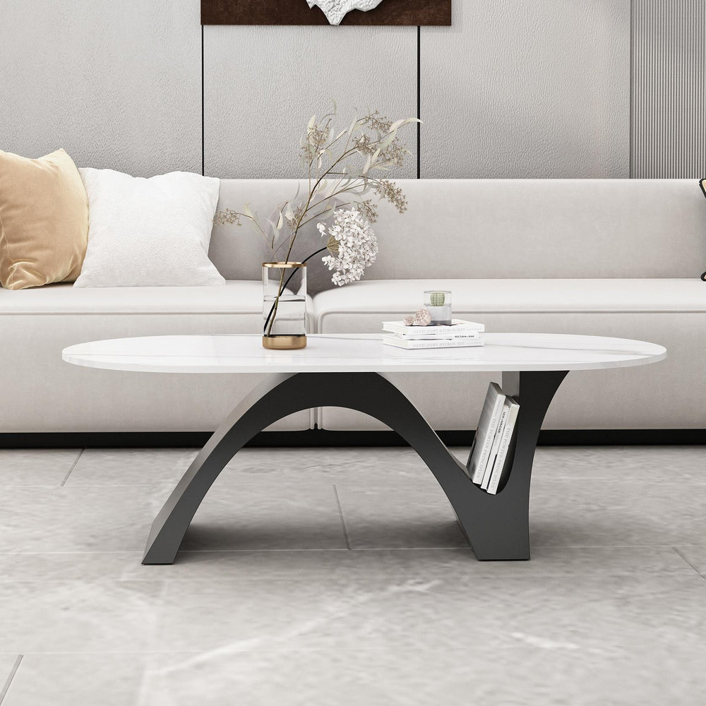 New arrival living room coffee table normcoreaccessible luxury slate shaped sofa tea table small apartment creative coffee table