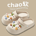 Men's "cloud slides" clogs - 2024 new beach sandals, anti-slip, odor-resistant, eva slippers for couples, women's summer outdoor wear
