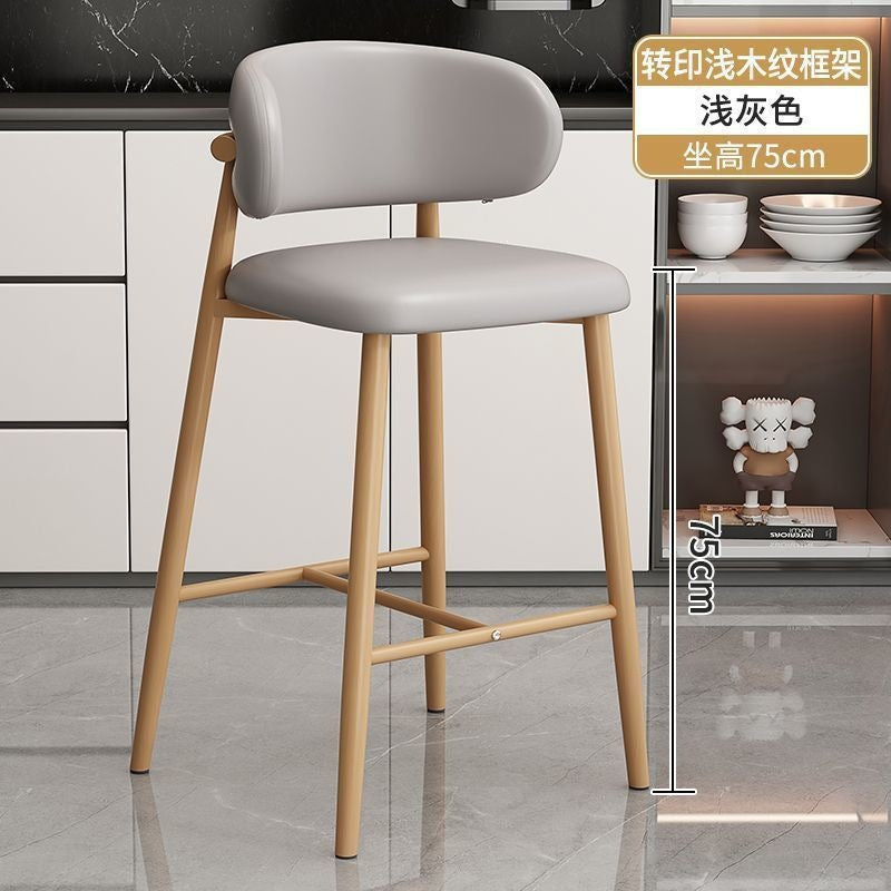Bar chair for hometall stool bar stool island tall chair casual tall stool bar chair backrest tall chair