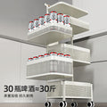 Kitchen trolley storage rack - multi-tier, space-saving, mobile, multi-functional organizer for fruits, vegetables, snacks, and general storage