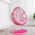 Romantic hanging basket rattan chair for home indoor hanging chair swing adult hammock balcony single double living room rocking lounge chair