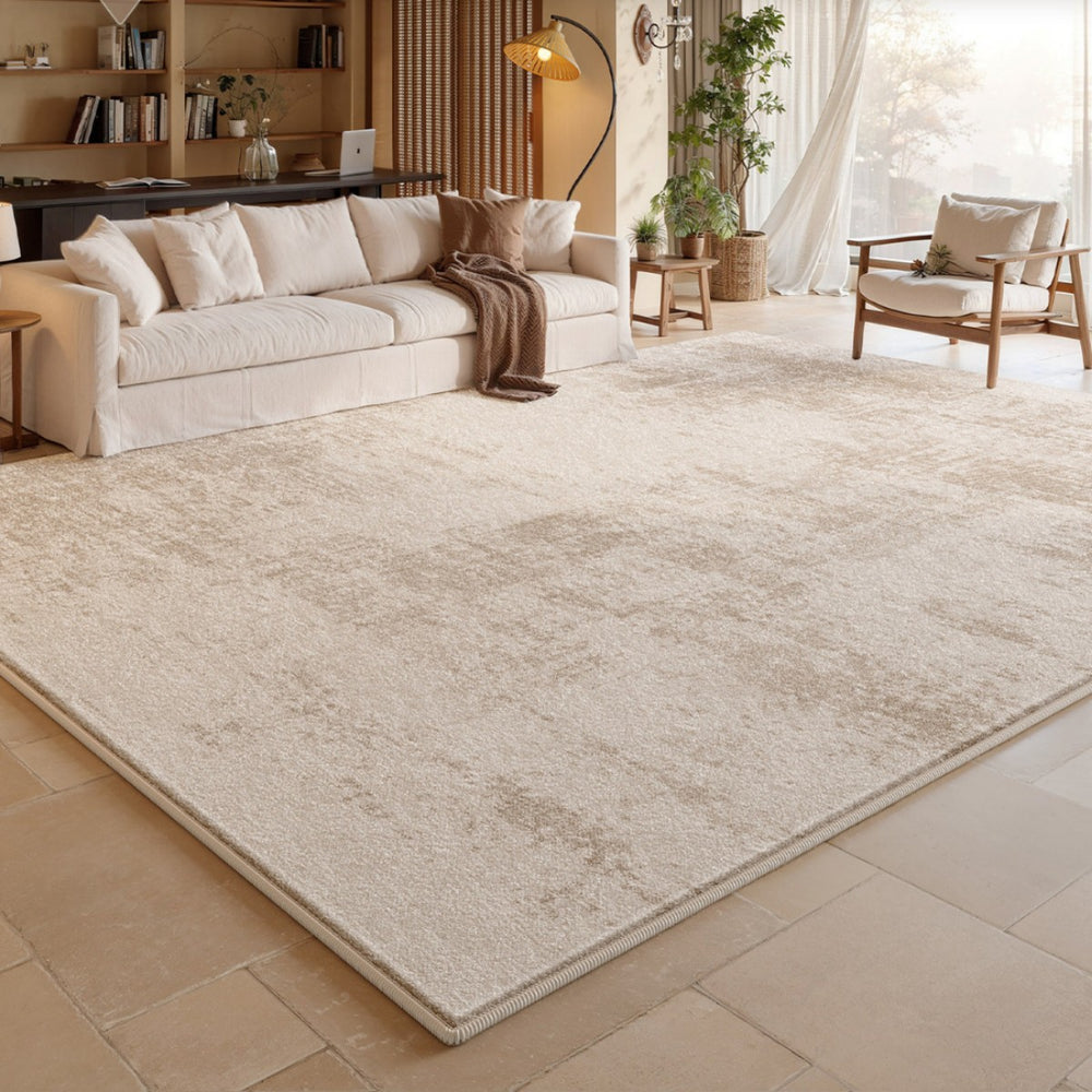 Italian minimalist style carpet, living room, light luxury, high-end sofa floor mat, bedroom, large area, full floor, home bedside blanket