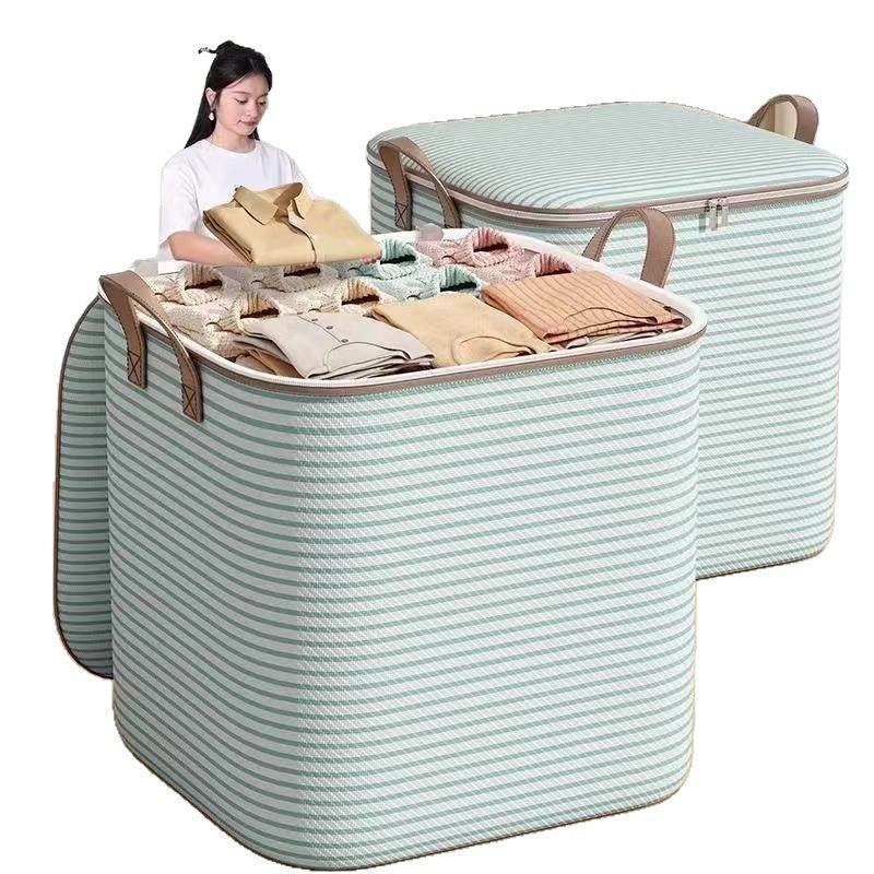 Moisture-proof moving clothes storage bag super dormitory clothing quilt storage storage box large capacity travel storage bag