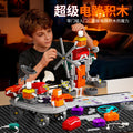hot-selling children's science and education puzzle electronic building blocks circuit sound and light physics small experiment package large particle toys