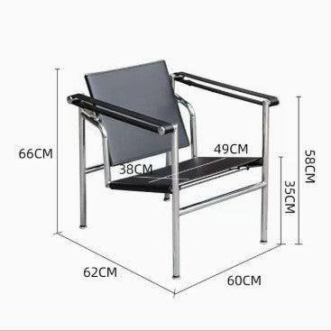 Lc1 basculan chair genuine leather sofa chair le corbusier medieval genuine leather single chair for home casual single chair