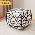 Stool accessible luxury square stool dressing stool solid wood solid adult stool coffee table stool sofa footrest door shoe changing stool low stool