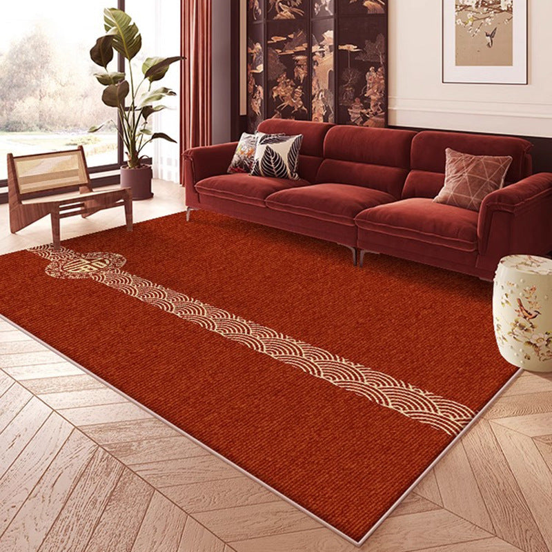 Living room carpet new chinoiserie thickened study soundproof floor mat bedroom bedside sofa coffee table blanket no-wash for home mat