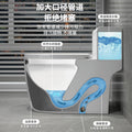 Nojo toilet seat - high-performance, large-bore, anti-odor, anti-clogging toilet for home use with powerful suction and super cyclone flushing