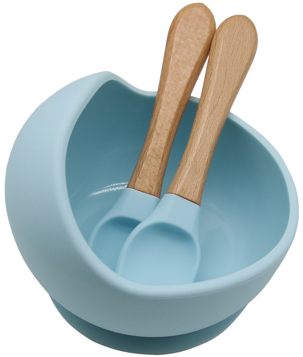 Cross-border hot-selling silicone tableware set Children's cartoon dinner plate Water cup silicone spoon 5-piece tableware set Wholesale