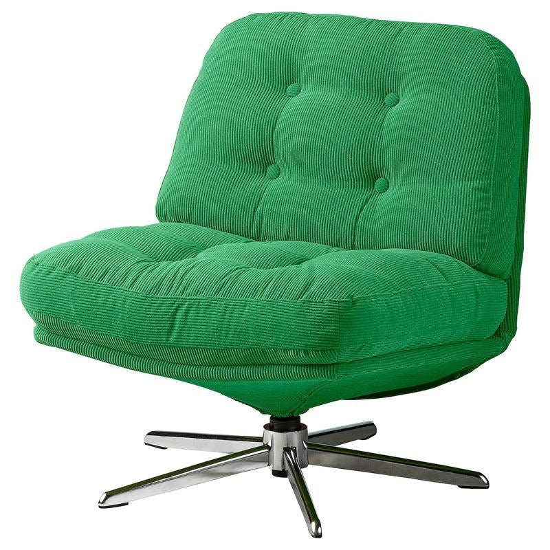 Dewey lingerg chair casual balcony living room rotate sofa chair designer creative popular green lazy sofa
