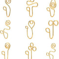 Fashion cross-border fake piercing nose nail set open u-shaped african non-piercing nose clip fake hole nose ring female trend