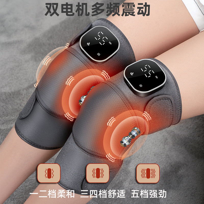 Multifunctional heated knee and shoulder support - joint heating, knee moxibustion hot compress, vibration massage device - health & wellness appliance