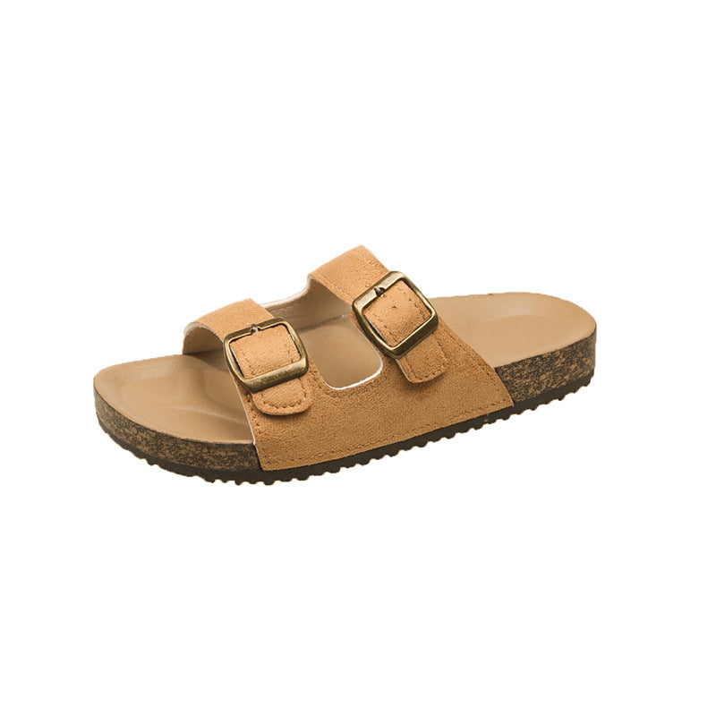 boken thick sole slippers women's summeroutwearfashion one-piece slippers home non-slip popular outdoor beach slippers