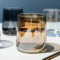 Minimalist water cup hotel b&b mouthwash cup transparent glass cup home ins style whiskey glass creative cup