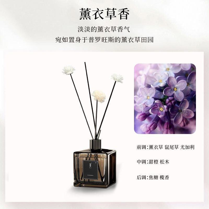 Nordic style flameless reed diffuser - long-lasting fragrance for home, bedroom, bathroom, and air freshening decoration