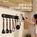 Medieval style kitchen strong adhesive hook wall hanging punch-free storage rack for home entrance door clothes hanger storage hook