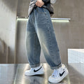 Boys' pants - spring/autumn collection  - new spring styles - big & tall sizes - dad jeans - boys' spring harem jeans - kids' denim pants