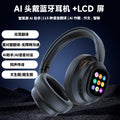 Hyundai x1 pro bluetooth earphones - open-ear wireless universal headphones with battery display and noise cancellation for sports