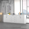 Office file cabinet partition cabinet wooden wall-mounted information cabinet table side tea cabinet with lock storage low cabinet storage cabinet