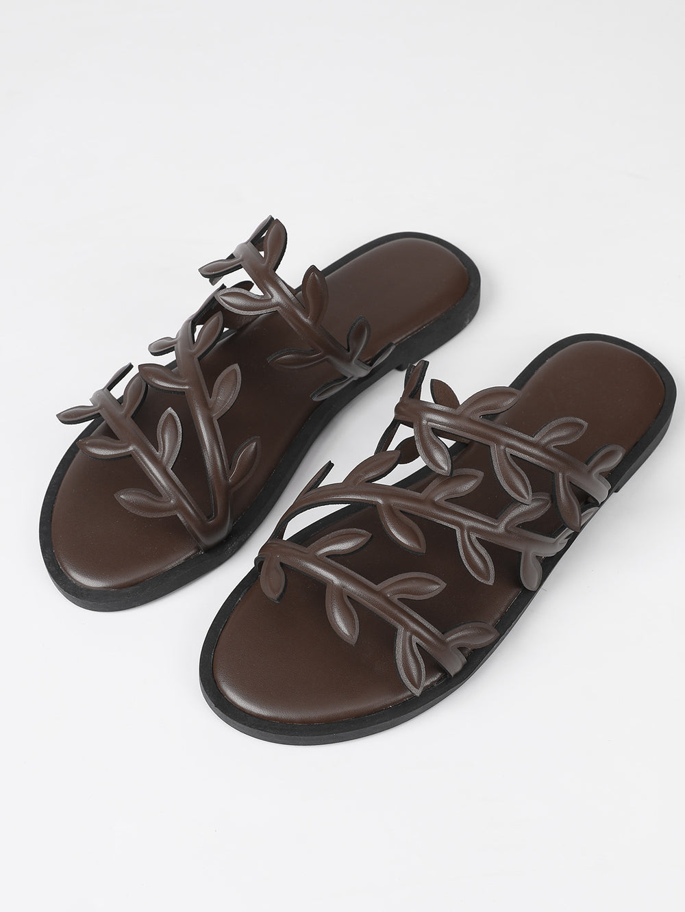 Leaf slippers women's summer outwear new arrivalpopulareasiest for match beach flip flops travel vacation flats sandals