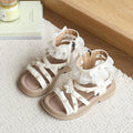 Girls' roman princess sandals - new summer collection for toddlers and big kids - soft sole beach shoes