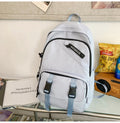 Spring backpack new colorway: mint green schoolbag for middle and high school students, casual travel, couples, and college students - breathable and lightweight