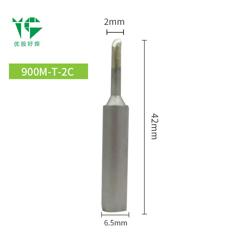936 electric soldering iron head matte lead-free soldering table soldering iron K nozzle chrome iron head wholesale internal heating 900 matte iron head