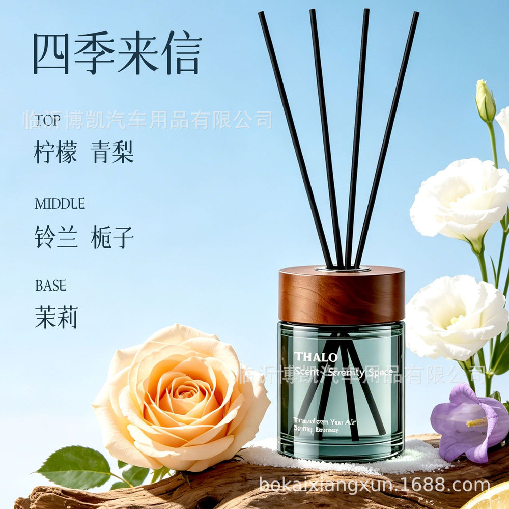【tarot's choice】fragrance reed diffuser - home & living, flameless aroma diffuser with wooden lid, long-lasting scent