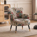 Single sofa colorful fabric sofa ethnic style sofa kids nostalgic living room bedroom small apartment wholesale lazy person