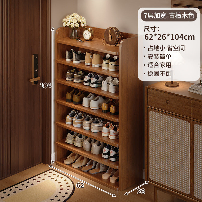 Shoe rack, multi-layer simple small and narrow rental house at the entrance of the home, rental good things 2025 new indoor shoe cabinet