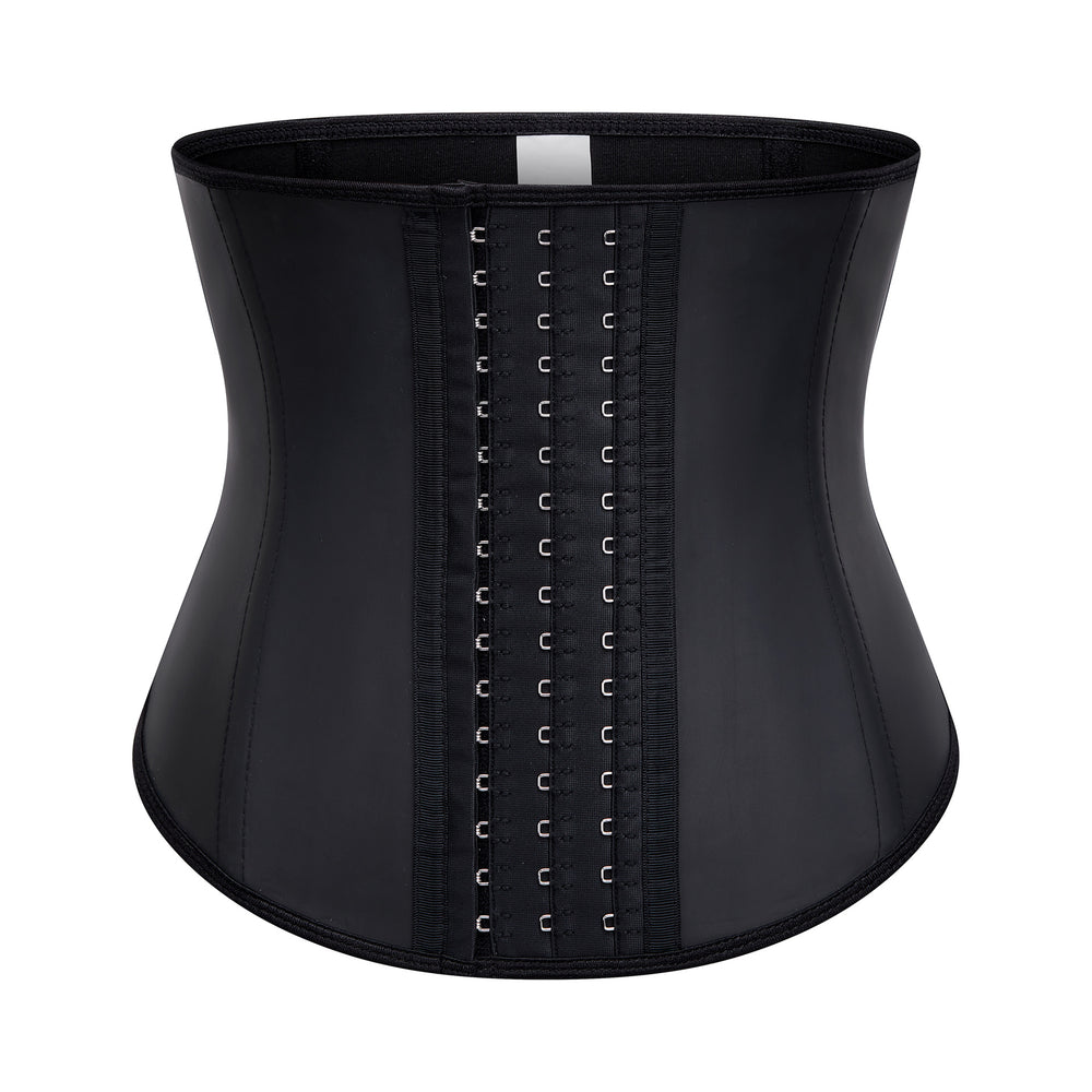 9-bone fashion cross-border [long in front and short in back] latex body shaping and abdominal tightening girdle sports shaping fitness girdle for women