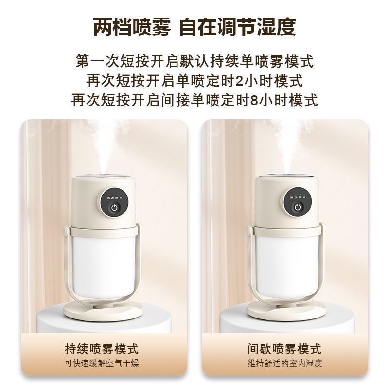 Ultrasonic mini air humidifier, usb powered, for home, bedroom, office, desk, and dorm room