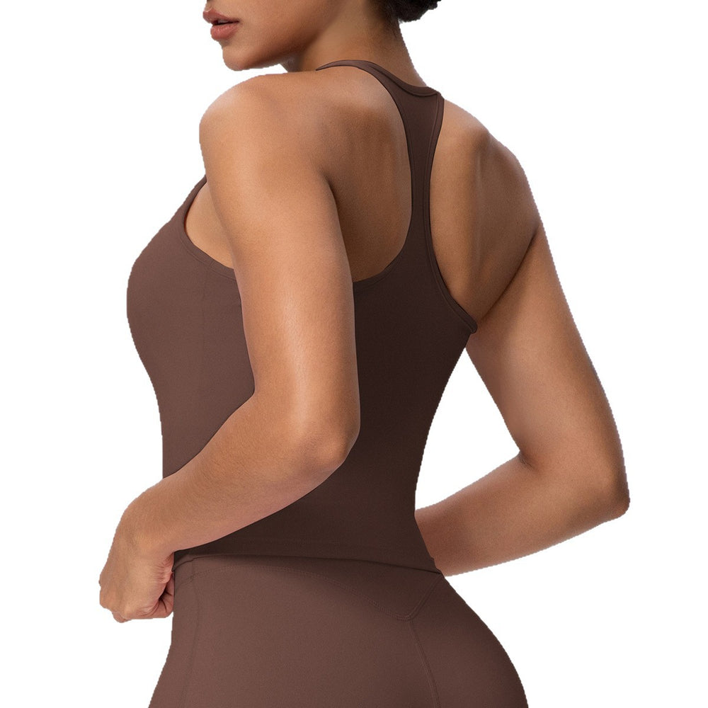 fashionpure color tight high elastic i-shaped back sports intimates running fitness yoga wear bra tops for women