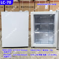 70l upright freezer white/with drawer