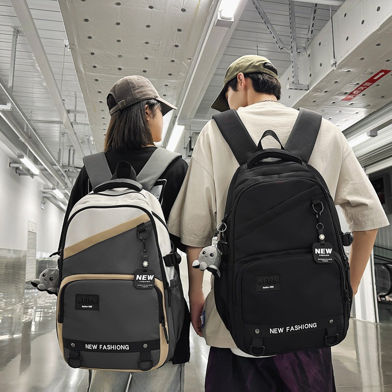 New lightweight trend backpack high school students large capacity backpack leisure business travel student bag