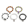 Halloween pumpkin bracelet wholesale fashion cross-border jewelry women's new ghost face skull bat pendant bracelet accessories