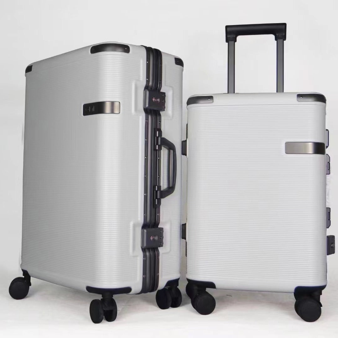 Luggage 20-inch business boarding travel 24-inch large-capacity pc scratch-resistant and wear-resistant universal wheel aluminum frame trolley case