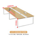 Saint li office desk combination conference table - minimalist modern rectangular table for negotiation, training, and workstation use
