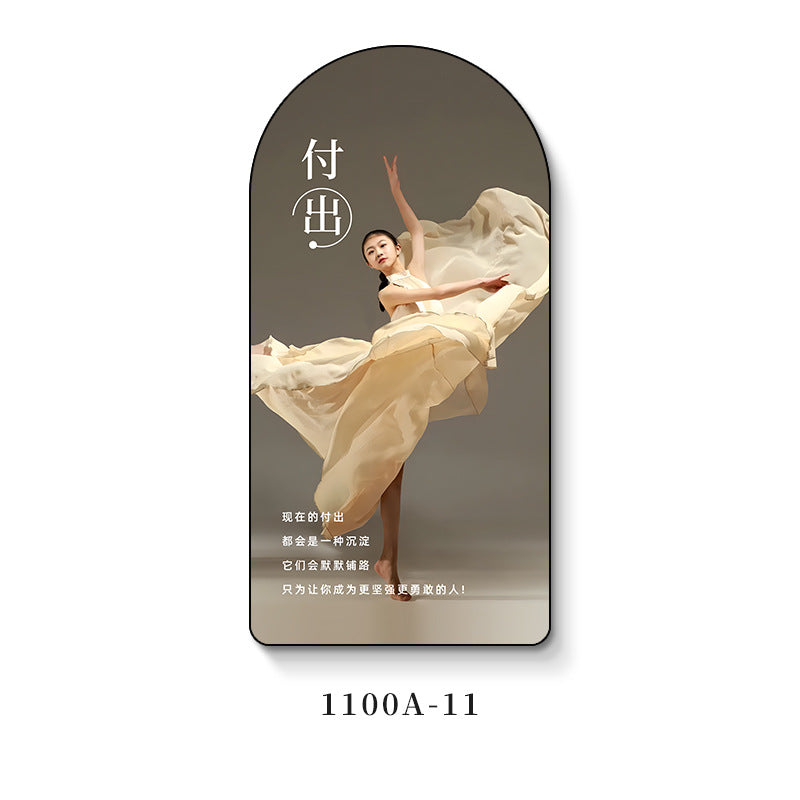 Ballet room wall decoration painting girl dance studio inspirational casual painting art training class institution wall painting